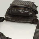 BOTTEGA VENETA INTRECCIATO Waist Bag Leather Brown Auth bs27185-6