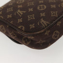 LOUIS VUITTON Monogram Mini Pochette Cancun Pouch Brown M95313 LV Auth bs27191-15