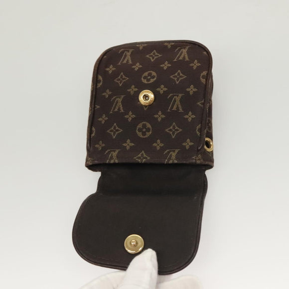LOUIS VUITTON Monogram Mini Pochette Cancun Pouch Brown M95313 LV Auth bs27191