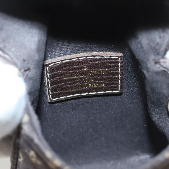 LOUIS VUITTON Monogram Mini Pochette Cancun Pouch Brown M95313 LV Auth bs27191