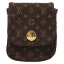 LOUIS VUITTON Monogram Mini Pochette Cancun Pouch Brown M95313 LV Auth bs27191-2