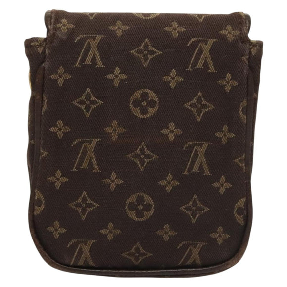 LOUIS VUITTON Monogram Mini Pochette Cancun Pouch Brown M95313 LV Auth bs27191