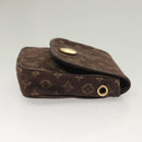 LOUIS VUITTON Monogram Mini Pochette Cancun Pouch Brown M95313 LV Auth bs27191-4