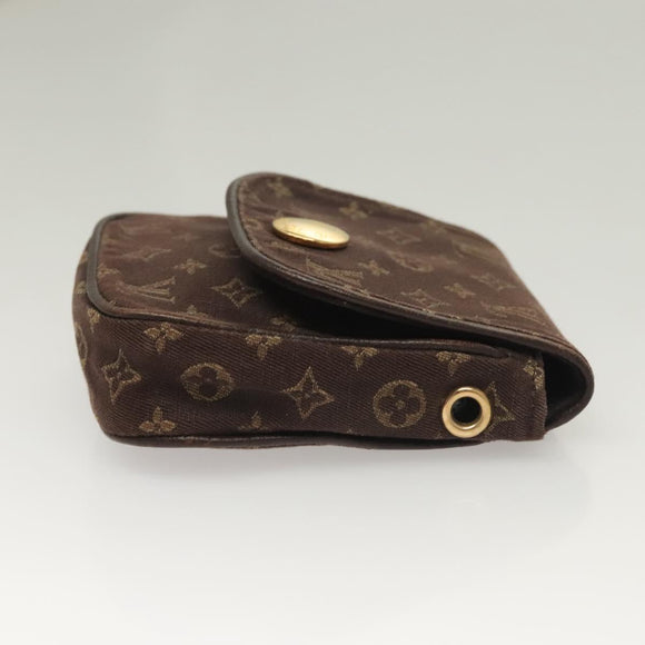 LOUIS VUITTON Monogram Mini Pochette Cancun Pouch Brown M95313 LV Auth bs27191