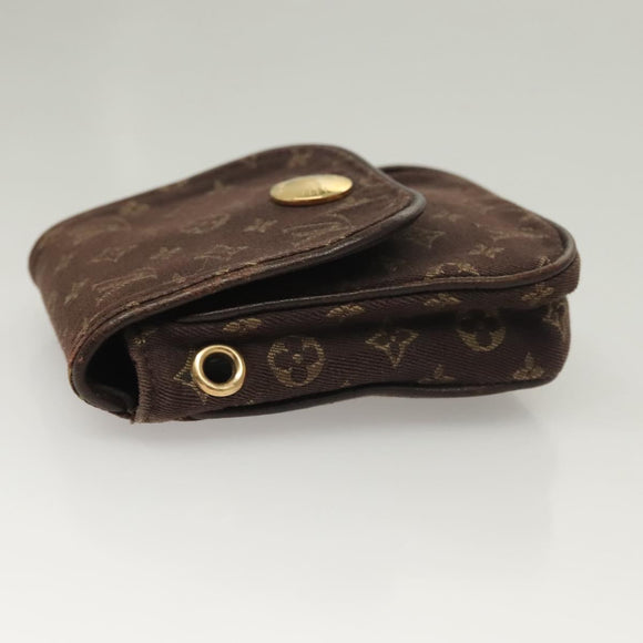 LOUIS VUITTON Monogram Mini Pochette Cancun Pouch Brown M95313 LV Auth bs27191