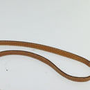 CELINE Macadam Canvas Shoulder Bag PVC Beige Gold Auth bs27192-8