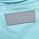 CELINE Sulky Shoulder Bag PVC Gray Silver Auth bs27193-14