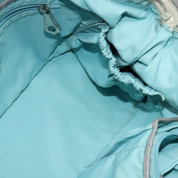 CELINE Sulky Shoulder Bag PVC Gray Silver Auth bs27193