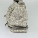 CELINE Sulky Shoulder Bag PVC Gray Silver Auth bs27193-5