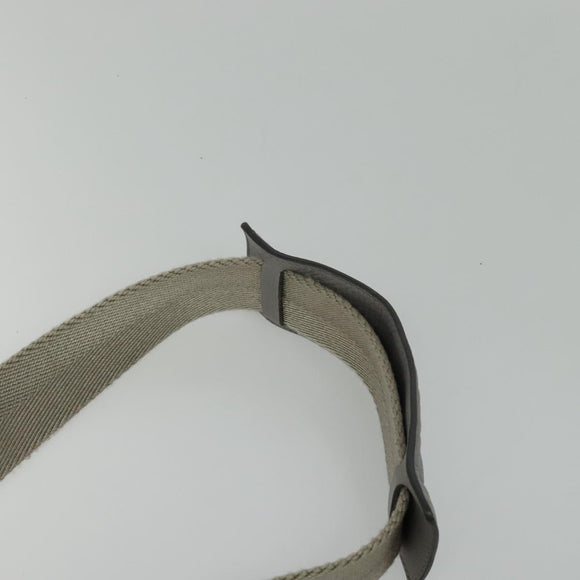 CELINE Sulky Shoulder Bag PVC Gray Silver Auth bs27193