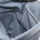 Christian Dior Shoulder Bag Canvas Black Silver Auth bs27194-18