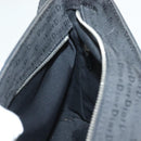 Christian Dior Shoulder Bag Canvas Black Silver Auth bs27194-19