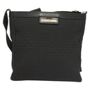 Christian Dior Shoulder Bag Canvas Black Silver Auth bs27194-13