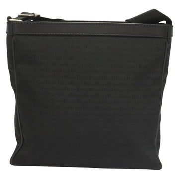 Christian Dior Shoulder Bag Canvas Black Silver Auth bs27194 - 0