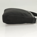 Christian Dior Shoulder Bag Canvas Black Silver Auth bs27194-3