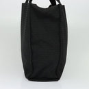 Christian Dior Hand Bag Canvas Black Silver Auth bs27195-4