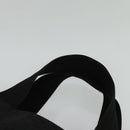 Christian Dior Hand Bag Canvas Black Silver Auth bs27195-8