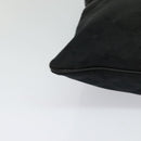 VERSACE Shoulder Bag Canvas Black Silver Auth bs27197-9