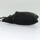 VERSACE Shoulder Bag Canvas Black Silver Auth bs27197-3