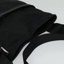 VERSACE Shoulder Bag Canvas Black Silver Auth bs27197-6