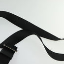 VERSACE Shoulder Bag Canvas Black Silver Auth bs27197-8