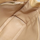 CHANEL Matelasse Chain Shoulder Bag Lamb Skin Beige Gold CC Auth bs27202-20