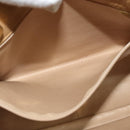 CHANEL Matelasse Chain Shoulder Bag Lamb Skin Beige Gold CC Auth bs27202-22