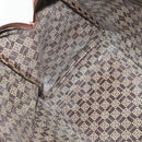 GIVENCHY Boston Bag Canvas Beige Gold Auth bs27213-11