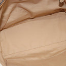 Coach Tote Bag Leather White Gold Auth bs27216-11