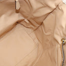 Coach Tote Bag Leather White Gold Auth bs27216-18