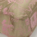 Coach Tote Bag Nylon Pink Silver Auth bs27221-15