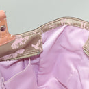 Coach Tote Bag Nylon Pink Silver Auth bs27221-19