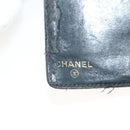 CHANEL Long Wallet Caviar Skin Black Gold CC Auth bs27231-9