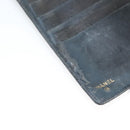 CHANEL Long Wallet Caviar Skin Black Gold CC Auth bs27231-10