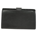 CHANEL Long Wallet Caviar Skin Black Gold CC Auth bs27231-2