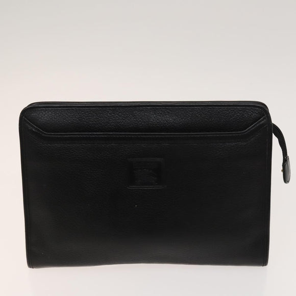 BURBERRY Nova Check Shoulder Bag Nylon Leather 3Set Black Brown Auth bs27232