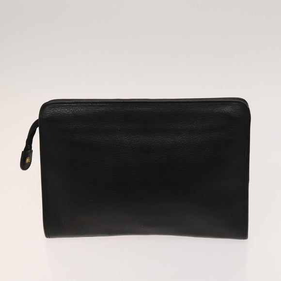 BURBERRY Nova Check Shoulder Bag Nylon Leather 3Set Black Brown Auth bs27232