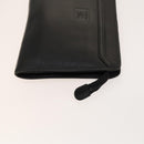 BURBERRY Nova Check Shoulder Bag Nylon Leather 3Set Black Brown Auth bs27232-12