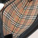 BURBERRY Nova Check Shoulder Bag Nylon Leather 3Set Black Brown Auth bs27232-16