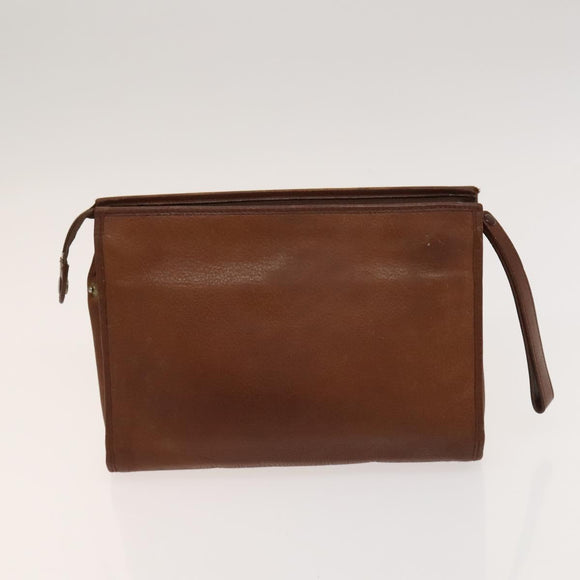 BURBERRY Nova Check Shoulder Bag Nylon Leather 3Set Black Brown Auth bs27232