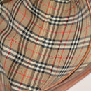 BURBERRY Nova Check Shoulder Bag Nylon Leather 3Set Black Brown Auth bs27232-23