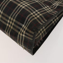 BURBERRY Nova Check Shoulder Bag Nylon Leather 3Set Black Brown Auth bs27232-8