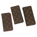 LOUIS VUITTON Monogram iPhone Case 3Set LV Auth bs27233-1