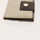 BVLGARI Logo Mania Wallet Canvas Nylon 3Set Beige Brown purple Auth bs27235-11