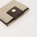 BVLGARI Logo Mania Wallet Canvas Nylon 3Set Beige Brown purple Auth bs27235-12