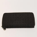 BVLGARI Logo Mania Wallet Canvas Nylon 3Set Beige Brown purple Auth bs27235-16