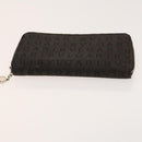 BVLGARI Logo Mania Wallet Canvas Nylon 3Set Beige Brown purple Auth bs27235-20