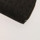 BVLGARI Logo Mania Wallet Canvas Nylon 3Set Beige Brown purple Auth bs27235-21