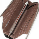 BVLGARI Logo Mania Wallet Canvas Nylon 3Set Beige Brown purple Auth bs27235-22