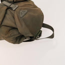 PRADA Bag Nylon 3Set Brown Pink Light blue Auth bs27237-11